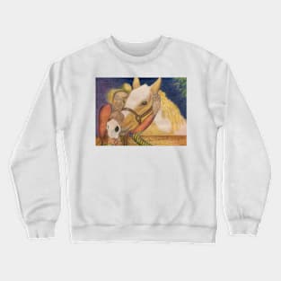 A Man and His Horse Crewneck Sweatshirt